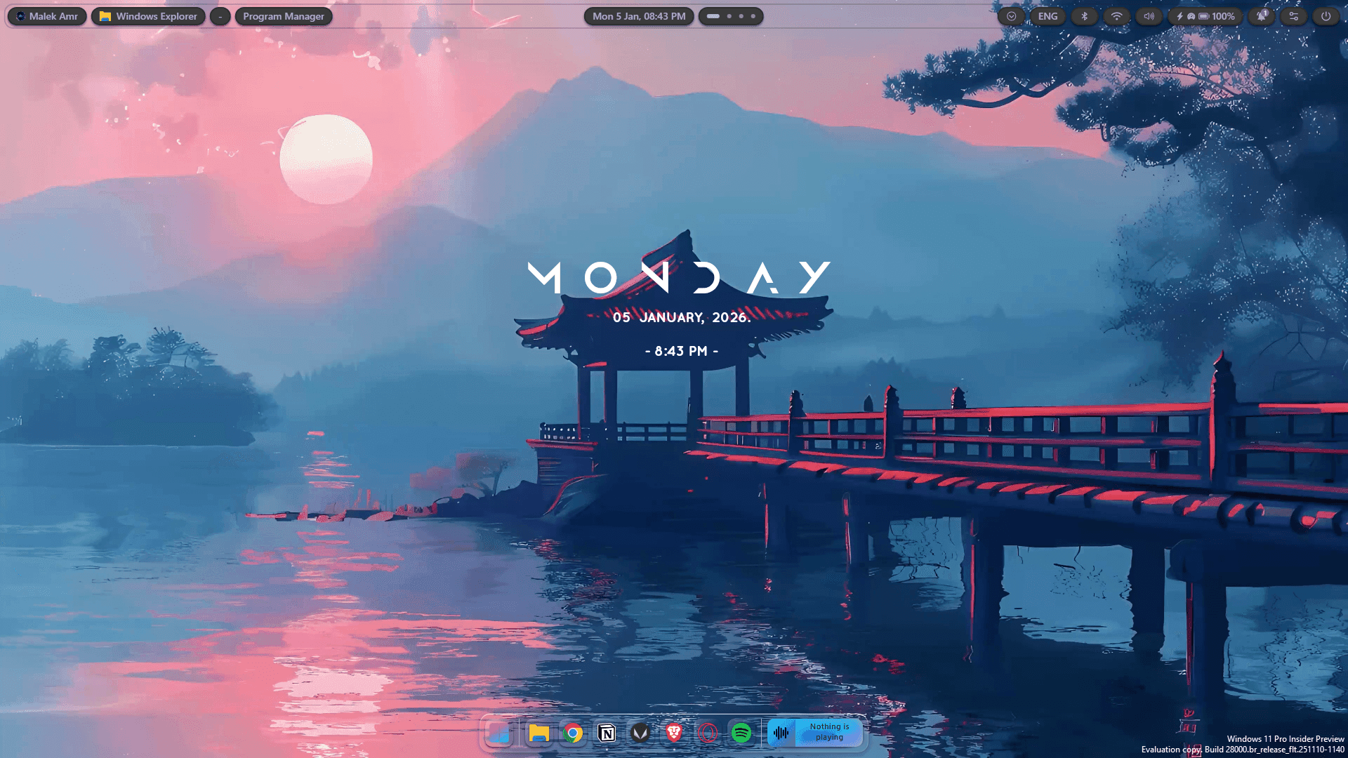 Seelen UI desktop preview