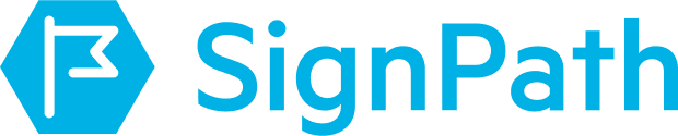 sign path banner